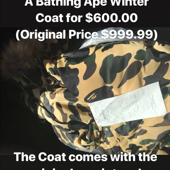 A Bathing Ape Winter Coat - Picture 2 of 2